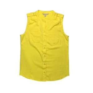 Banana Republic Chiffon Sleeveless Blouse Top